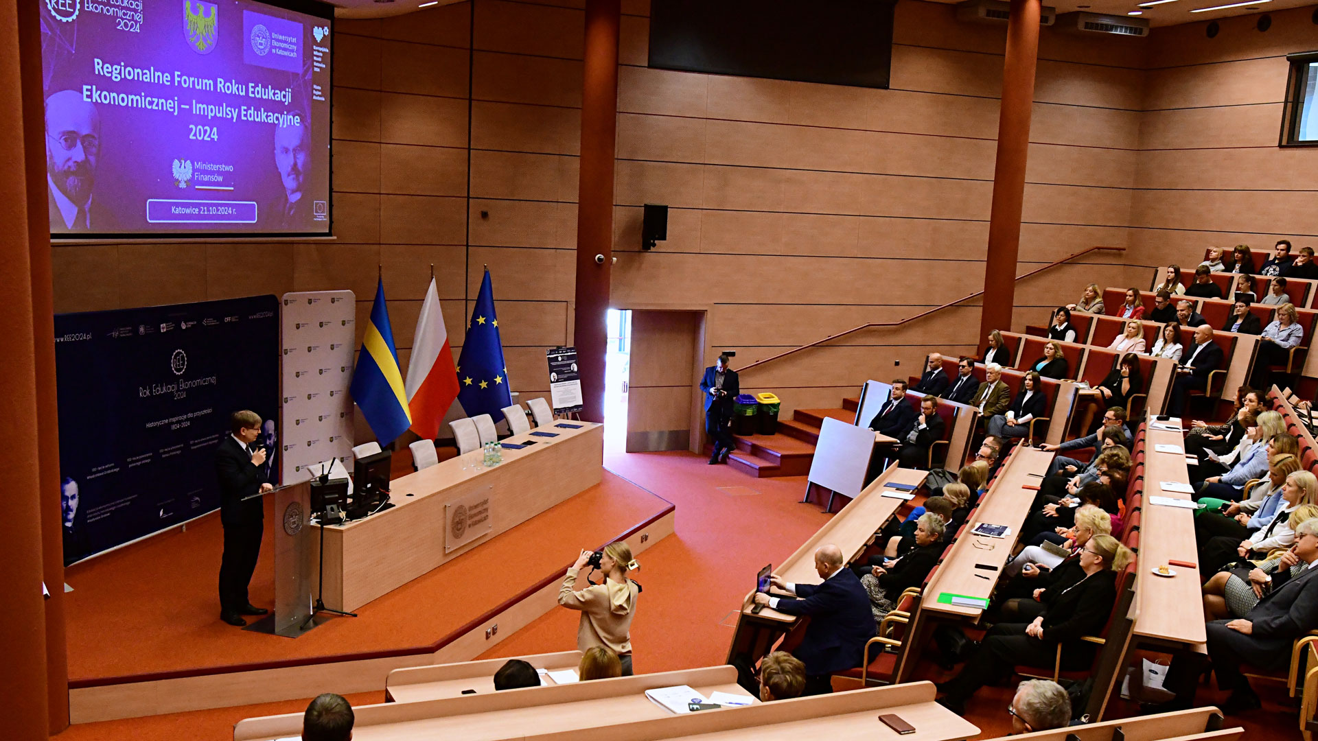 Inauguracja Regionalnych Forum Edukacji Ekonomicznej Katowice 21.10.2024